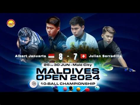 FULL MATCH Maldives Open 2024 Albert Januarta INA Vs Julian Serradila