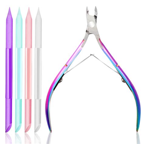 Amazon In Set Glass Cuticle Pusher Trimmer Pcs Glass