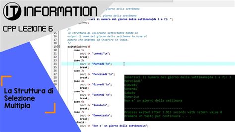 La Selezione Multipla C Lezione It Information Youtube