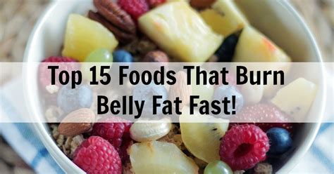 Foods That Burn Belly Fat - What You Probably Don't Know