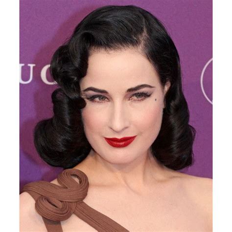 Dita Von Teese Hairstyle Hair Styles Medium Hair Styles Hair