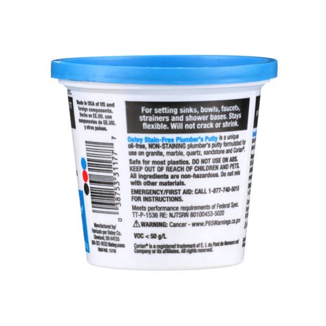 Oatey Stain Free Plumbers Putty Oatey