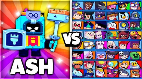 Ash Vs Wszystkie Postacie Brawl Stars Polska Youtube