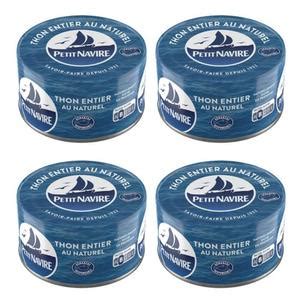 Promotion Petit Navire Thon Entier Au Naturel Albacore Lot De X X G