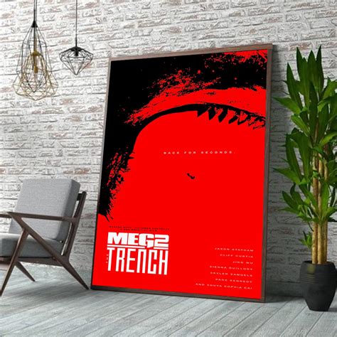 The Meg Shark Movie Art Large Poster Sold By Bruno Jesusss Sku 304469