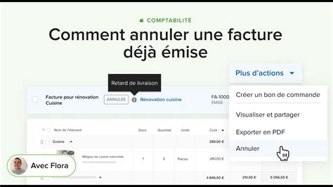 Comment Annuler Une Facture D J Mise Youtube