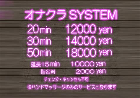 料金システム オナクラ 「にゃんにゃんol」