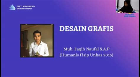 Humanis Fisip Unhas Gelar Webinar Desain Grafis Dan Copywriting