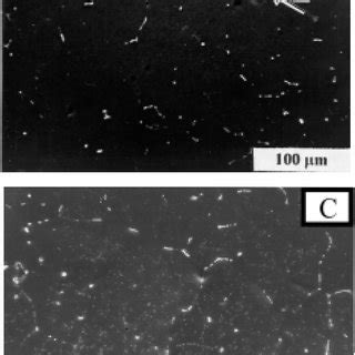 SEM Micrographs Of The Samples Homogenized By 4 Hours A 6 Hours B