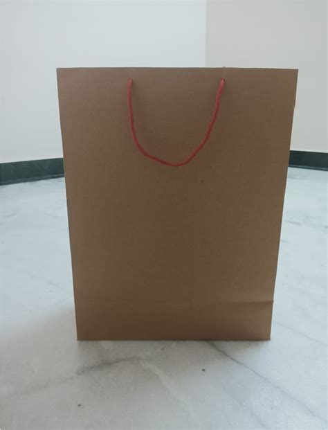 Brown Kraft Shopping Paper Bags Capacity 125 Kg At Rs 8piece In