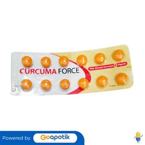 Jual Curcuma Force Strip 12 Kapsul Shopee Indonesia