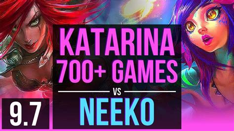 Katarina Vs Neeko Mid 700 Games Kda 12 2 9 Korea Master V9 7