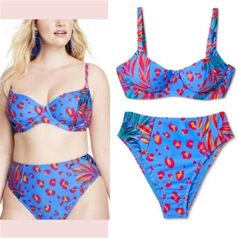 Tabitha Brown Swim Nwt Tabitha Brown X Target Xxs Tropicalleopard