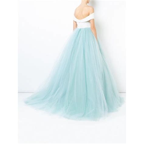 Christian Siriano Tulle Skirt Ball Gown 9 010 Liked On Polyvore