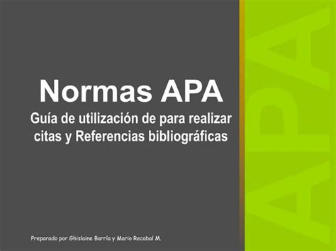 Normas Apa 2019 Ppt