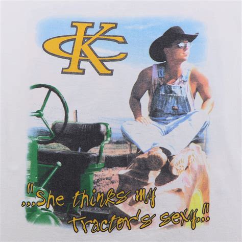 1999 Kenny Chesney She Thinks My Tractors Sexy Shirt Wyco Vintage