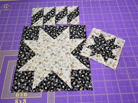 Sawtooth Or Evening Star Quilt Block Youtube