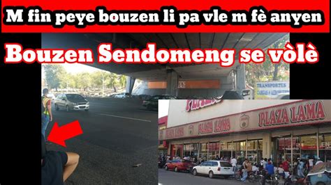 Ayisyen pa gen chans Sendomeng vre gade kòman misye fin peye bouzen an