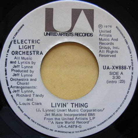 Electric Light Orchestra Livin Thing Vinyl Rpm