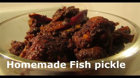 How To Make Tasty Fish Pickle Home Made Fish Pickle Roshinis