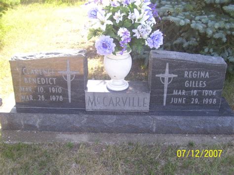 Regina Gilles Mccarville Memorial Find A Grave