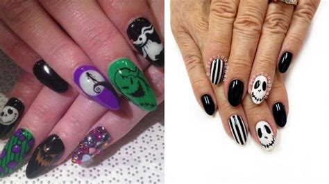 5 uñas de Halloween de Jack que debes usar para una manicura de miedo