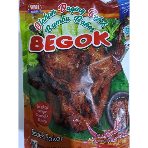 Jual Bebek Bakar Begok Gr Shopee Indonesia