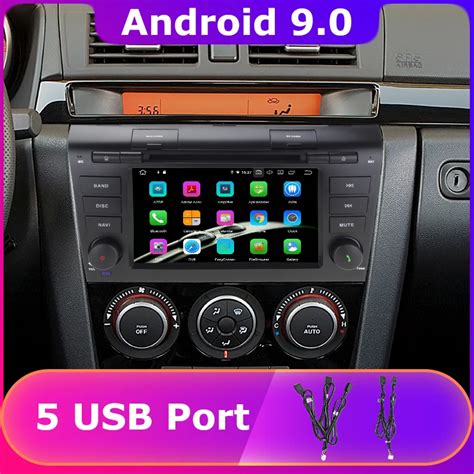 Thealeighlyn 5 USB Port PX6 Octa Core Android 9 0 Car DVD Player For