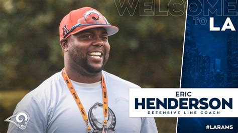 News Meet Eric Henderson Three Things To Know About The Rams New