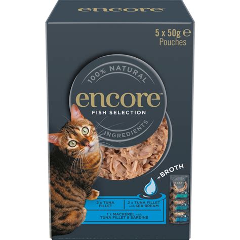 Encore Wet Cat Food In Broth Pouch 70g