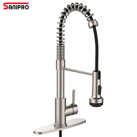 Sanipro New Dual Function Pull Out Flexible Spout Single Lever Pull