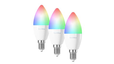 TechToy Smart Bulb RGB 6W E14 ZigBee LED žárovka TESLA