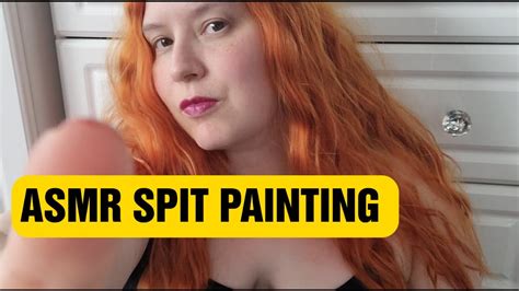 Asmr Spit Painting On Your Face Drawing On Your Face With Felt Tip