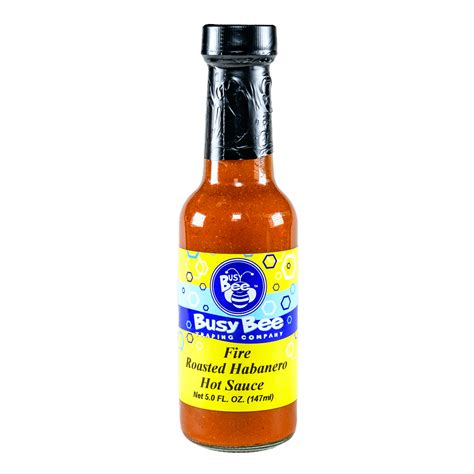 Fire Roasted Habanero Hot Sauce Busy Bee