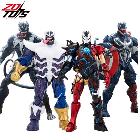 Zd Figura De Acci N Original De Venom Parasitic Iron Man Thanos