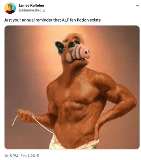 2015 Sensual Alf Tweet Sensual Alf Know Your Meme