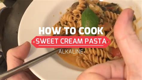 Alkaline Vegan Sweet Cream Pasta Recipe Alkaline Chef Cooking 6