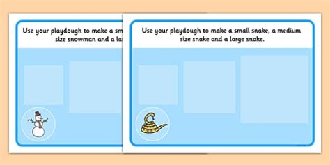 Comparing Sizes Modelling Dough Mats L Enseignant A Fait