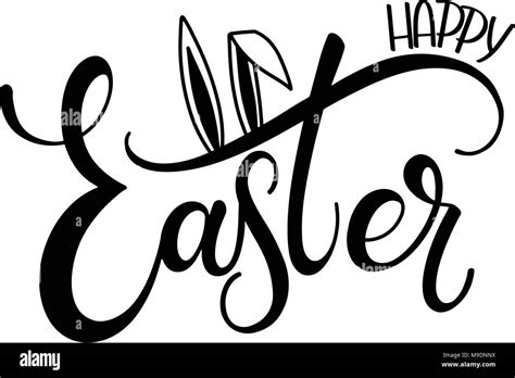 Frohe Ostern Schrift Hand Ostern Sätze Geschrieben Seasons Greetings