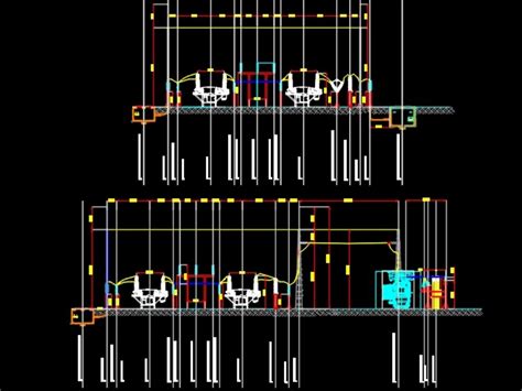 Corte De Subesta O El Trica M Dulo H Brido No Autocad