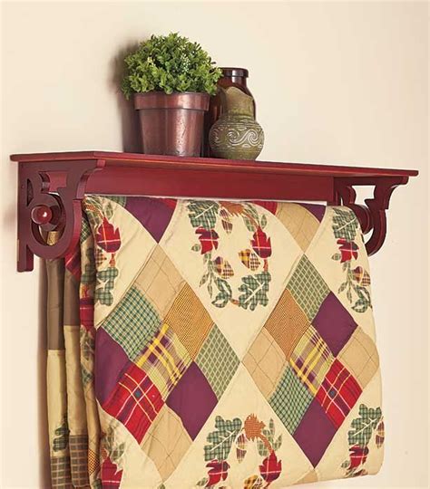 Deluxe Quilt Rack With Shelf Quilt Rack Quilt Hangers Hanging Quilts