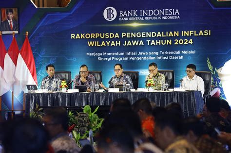 Bi Gelar Rakorpusda Pengendalian Inflasi Pangan Wilayah Jawa Melalui