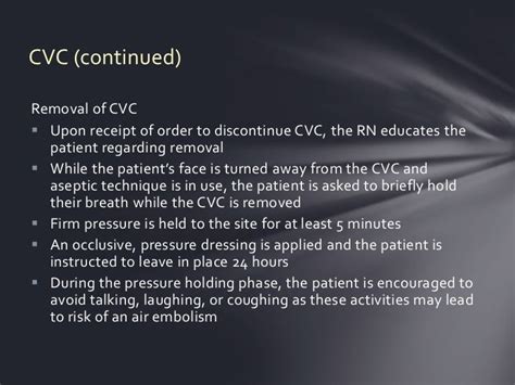 Central Venous Catheters