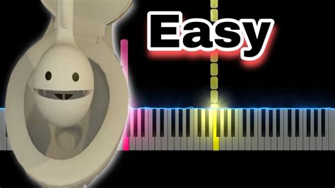 Skibidi Toilet Otamatone Easy Piano Tutorial Youtube