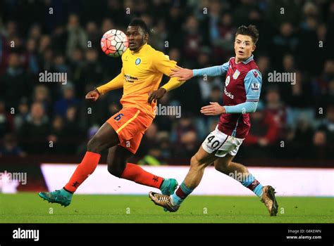 Wycombe Wanderers Aaron Pierre Left And Aston Villas Jack Grealish Hi