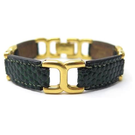 Herm S Vintage Bracelet Hermes Place Beauvau En Cuir De Lezard Varanus