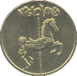 Monnaie De Paris Tourist Token Nigloland Le Cheval De Bois France