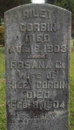 William Riley Corbin 1820 1903 Mémorial Find a Grave