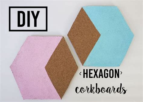 Vibrant Vantage Diy Hexagon Corkboardsbulletin Boards