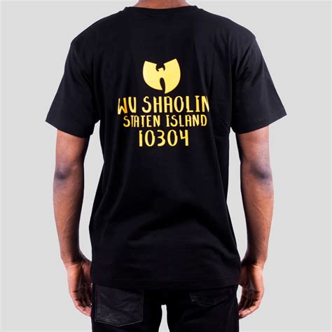 Wu Wear Shaolin T Shirt Black Ghettoblaster